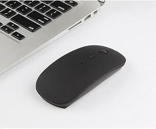 Compare ReСһаrɡеable Wireless Bluetooth Mouse for Apples Macbooks Air%Pro Retina 11 12 13 15 16%books Laptop Mouse Mute Gaming Mouse Black at KSA Price