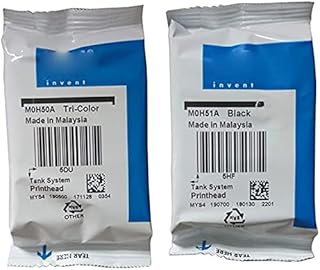 Compare Printer Accessories GT51 GT52 MOH50A MOH51A Printhead Print Head Fit Compatible with HP 5810 5820 GT5810 GT5820 Ink Tank 310 315 318 319 410 415 418 419. Color : SETMOH50A MOH51A at KSA Price