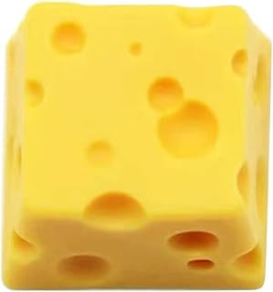 Compare Cheese Keycap, Resin Artisan Keycaps for Cherry MX Switches, Personality DIY Key Caps for Mechanical Keyboard, Custom Keycaps for Computer, Gaming Keyboard Accessories at KSA Price