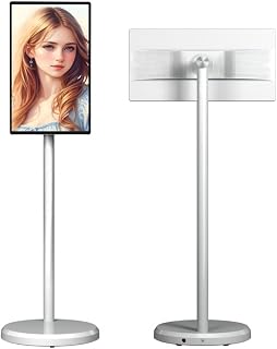 Compare 21.5 inch Floor Stand Smart TV, Android 15 FHD Touch Screen tablet, 4G+64G Memory, 72WH Large Battery and 4K Camera, for Large Screen Entertainment on the Move. 21.5 Inch 4G+64G Android 15 at KSA Price