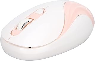 Compare Computer Mouse, 2.4G USB Wireless Optical Ergonomic PC Mice, 800120016002000DPI, Suitable for Home Or Office Usepink at KSA Price