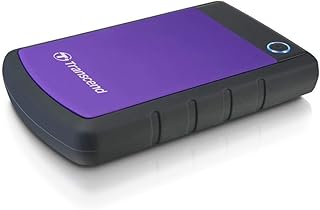 Compare Transcend Storejet 2TB Portable USB 3.0 Hard Disk TS2TSJ25H3P, Purple at KSA Price