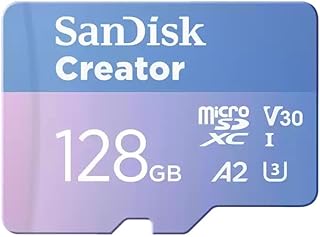 SanDisk 128GB Creator microS Card UHS-I with AdapterUp…