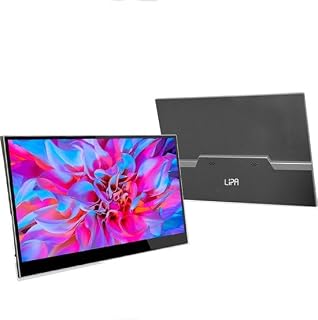 Compare Lipa AX60T Portable Monitor 4K Ultra HD Touch Screen Monitor 4k Monitor HDMI USB C for Playstation XBox Switch Computers and Smartphone Case with Kickstand at KSA Price