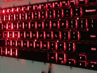Compare COMPSA  US Keyboard for DELLs Inspirons 15 5565 5567 Gaming 7566 7567 17 5765 5767 English laptop keyboard RED backlight at KSA Price