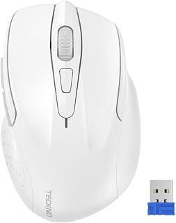 TECKNET Pro Wireless Mouse, 4000 DPI, 6 Adjustment…
