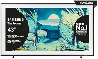 Compare SAMSUNG QE43LS03FAUXZT Smart TV 43'' QLED 4K, NQ4 AI Gen2 Processor, 4K AI Upscaling, Art Mode, Matte Display, Dolby Atmos & OTS Lite, Modern Frame Design, 2025 at KSA Price