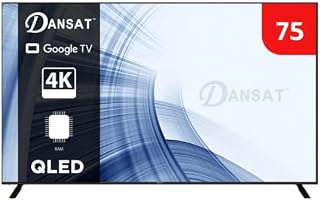 Dansat 75-inch QLED Smart TV, 120Hz Refresh Rate,…