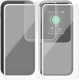 Compare Mobile Phone Case for ZTE MU5120 5G 2.4 Inches + Screen Protector 2 Sets, Silicone Protective Case NonSlip Bumper Case Protective Cover + Screen Protector – Transparent at KSA Price