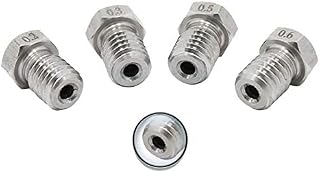 Stainless Steel Nozzle V5 V6 3D Printer Nozzle…