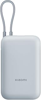 Compare Xiaomi Power Bank 10000mAh Integrated Cable USB and USBC Port 22.5W BHR9073GL  Ice Blue GL at KSA Price