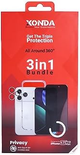 Xonda 3 in 1 Phone Protection Pack for…