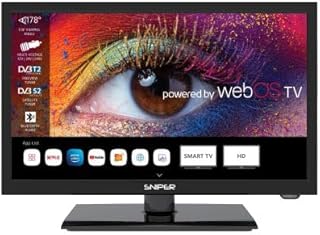 Compare Sniper 19'' SMART LED Camping Television – webOS – Bluetooth 5.0, Wifi, Freeview Tuner, Satellite Tuner, Streaming & Catchup, 3 x HDMI, 2 x USB, Multimedia player, HD at KSA Price
