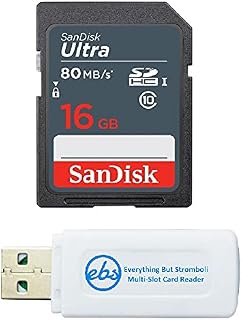 Compare SanDisk 16GB Ultra SD Card Class 10 for Digital Cameras SDSDUNS016GGN3IN at KSA Price