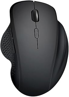 Compare SA COMP  Wireless Mouse Ergonomic Computer Mouse PC Optical Mause with USB Receiver 6 buttons 2.4Ghz Wireless Mice 1600 DPI For Laptop Blakc 6 Button at KSA Price