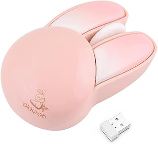Azonee Wireless Silent Mouse, Cute Rabbit Designs,…
