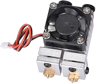 Compare Hotend Kit Dual Color 2 in 2 Out Extruder MultiExtrusion All Metal V6 Dual Extruder 0.4mm1.75mm for 3D Printer Parts 3D Printing Accessories Color : Silver, Size : 24V at KSA Price