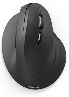 Compare Hama 182699 "EMW500" Ergonomic Vertical 6Buttons Wireless Mouse, black at KSA Price