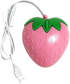 Compare 3D Mini Cute Cartoon Strawberry Wired Mouse USB Optical Mice For Laptop PC Gamer Girl Strawberry Mouse Computer Mouse Gaming Pink at KSA Price