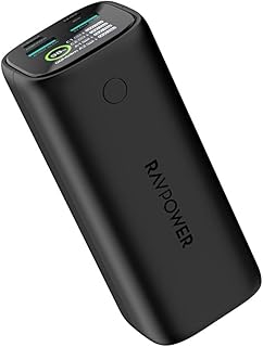 Compare RAVPower Ultra PD Pioneer 20000mAh Power Bank, 100W Max Output, 70W TwoWay Fast Charging, Smart Digital Display, 4Device Charging, Compact Portable Charger for Laptop, Tablet, Smartphone – PB208ULTR at KSA Price