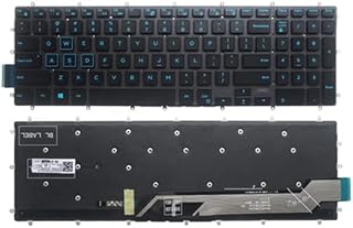 Compare laptop US Laptop Keyboard for DELLs Inspiron157000 7566 7567 7568 7577 5567 7587 7570 7580 5567 3580 3581 3582 3583 3584 3585 Backlit Blue font backligh at KSA Price