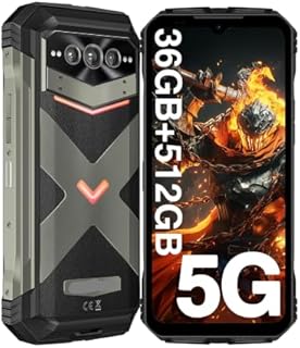 V Max Plus 5G Rugged Phone 36GB + 512GB…