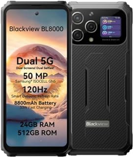 Compare Blackvie BL8000 Rugged 12GB+512GB 50MP 8800mAh 33W Android 13 6.78" 2.4K FHD Display MediaTek Dimensity 7050 5G NFC Smartphone at KSA Price