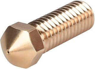 Compare V6 Volcano Nozzle 1.75MM Brass for Hot End V6 Extruder 3D Printer Parts Bowden Upgrade Kit SKR V1.3 PRO Ender 3 MKS 3D Printing Accessories Size : 1PC 0.8MM at KSA Price