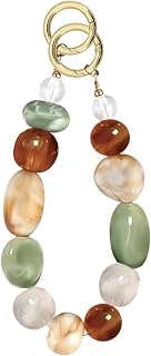 Compare Bukela Beaded Phone Charm, Mixed Color Plaid Stone Phone Chain, Purse Charms, Cute Keychain Wristlet, Key Chain Accessories for Women & Girls, Resin Bag Charms for Handbags, Cellphone Wrist Strap at KSA Price