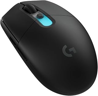 Compare Logitech G G305 X SUPERLIGHT Wireless Gaming Mouse, Lightweight ~60g, Rechargeable, HERO 44K Sensor, LIGHTSYNC RGB, 6 Programmable Buttons, LIGHTSPEED, Bluetooth, MacPC  Black at KSA Price