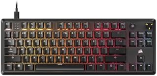 Compare CORSAIR K70 CORE TKL RGB Tenkeyless Mechanical Wired Gaming Keyboard  PreLubed MLX Red v2 Linear Switches, SOCD, ABS DoubleShot Keycaps, Noise Reduction, 1000Hz Polling, QWERTY UK at KSA Price