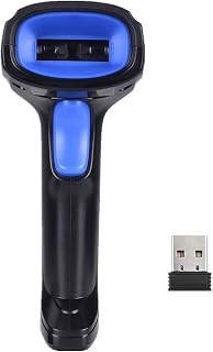 Barcode Scanner,2-in-1 2.4G Wireless Barcode Scanner…