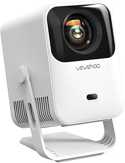 Compare VEVSHAO A15 Smart Projector, Android 13.0 WiFi Display Wireless Media caster 90 Degree Adjustable Bracket Home Cinema Projector Eye Protection at KSA Price
