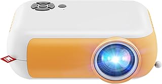 CRTGW Mini Portable Video Projector LED Movie Phone…