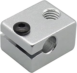 Compare 3D Printer Parts V6 Hotend Heating Accessories Block for RepRap Makerbot Extruder Heated Block Kit 1 3D Printing Accessories Color : Silver, Size : 1pcs at KSA Price