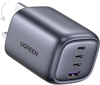 Compare UGREEN Nexode 65W USB Charger Type C, PPS Fast Charger with Foldable Prong at KSA Price