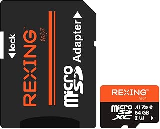 RexingUSA 64GB microSDXC UHS-3 4K Full HD Video…