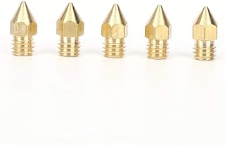 Compare 50PCSSet MK8 Pointed Brass Nozzle With Lettering 3D Printer Accessories 13 x 6mm at KSA Price
