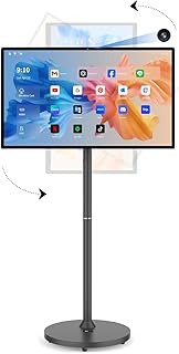 32 inch portable tv on wheels,8G +128G,8-core…