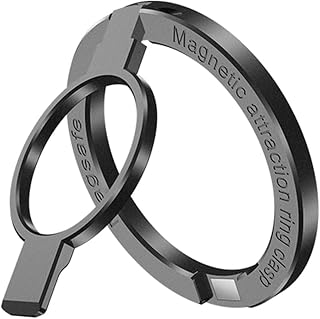 Magnetic Phone Ring Holder, Adjustable Zinc Alloy…