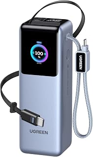UGREEN 200W Laptop Power Bank 25000mAh with 2 USB-C…
