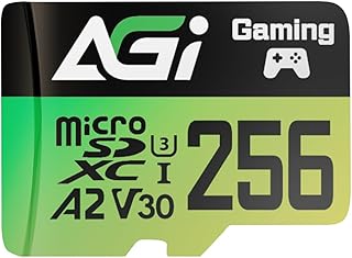 Compare AGI 256GB MicroSD High Speed Memory Card A2 U3 V30 4K C10 Read and Write Speed 170160MBs TF138 Micro SD Card at KSA Price