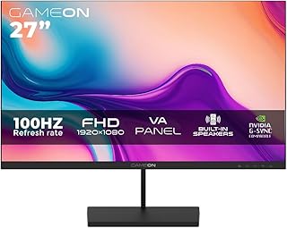 GAMEON 27 Inch Office and Gaming Monitor Flat Full…