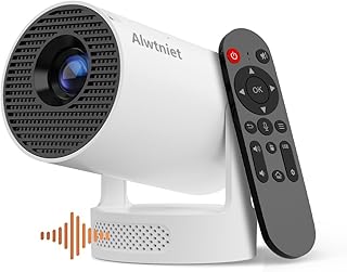 Alwtniet Mini Projector, Mini Projector 4K Support,…