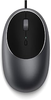 Compare Satechi Aluminum C1 USBC Wired Mouse – Optical Computer Mouse – Compatible with 2021 iMac M1, 2021 iPad Pro M1, 2020 MacBook Air M1, 2020 Mac Mini Space Gray at KSA Price