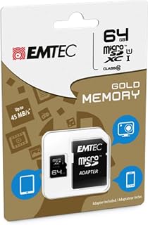 EMTEC 64 GB Class 10 Mini Jumbo Ultra MicroSDXC…