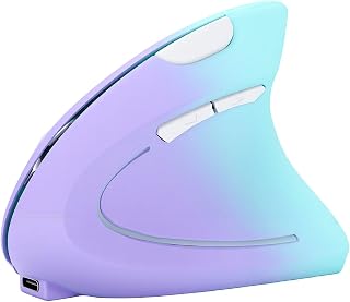 Compare Dpofirs Rechargeable Ergonomic Wireless Vertical Mouse for Laptop PC at KSA Price