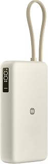 Compare Xiaomi 67W 20,000mAh Power Bank with Integrated Cable  Portable Fast Charger Tan at KSA Price