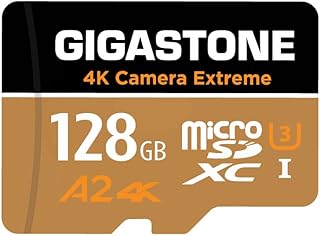 [5-Yrs Free Data Recovery] GIGASTONE 128GB Micro SD…