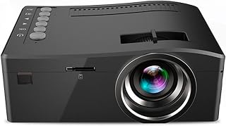 Compare Home Office Projecter Mini Portable Projector HD Media Player Home Theater With Cooling Fan Plug Black at KSA Price